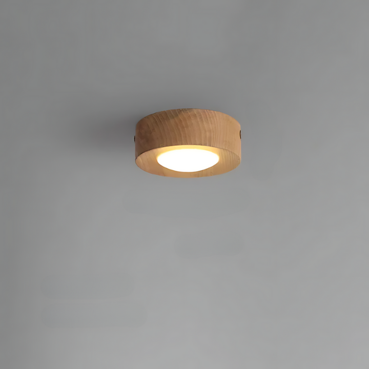 Luvikno | | Valnøtt taklampe med LED spotlights