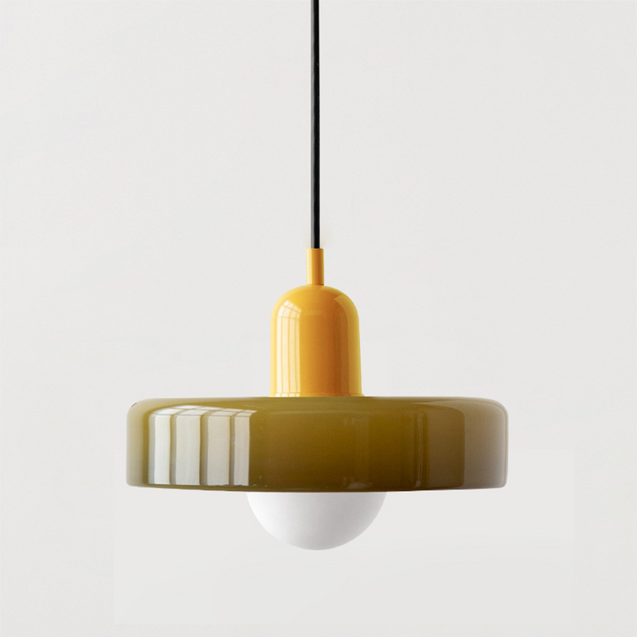 Fargerik Bauhaus-stil Pendellampe - StiloGlas | Luvikno