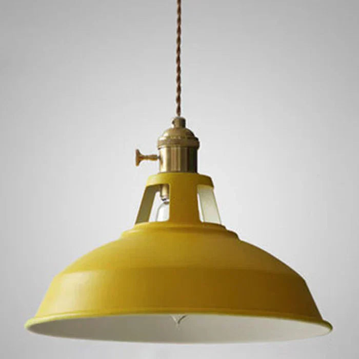 IronGlow Industriell Retro-Hengelampe i metall, E27