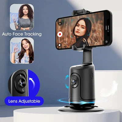 360° Rotasjon Smart Auto Ansikt Objektsporing Holder
