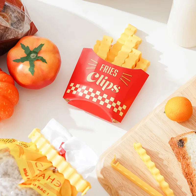 Morsomme Magnetiske Pommes Frites Matklips | Luvikno