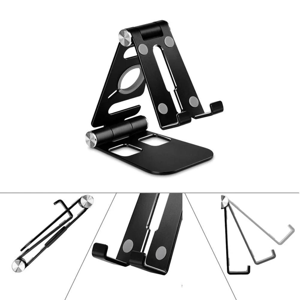Multi-Fold Smartphone Stand i Aluminiumlegering | Luvikno