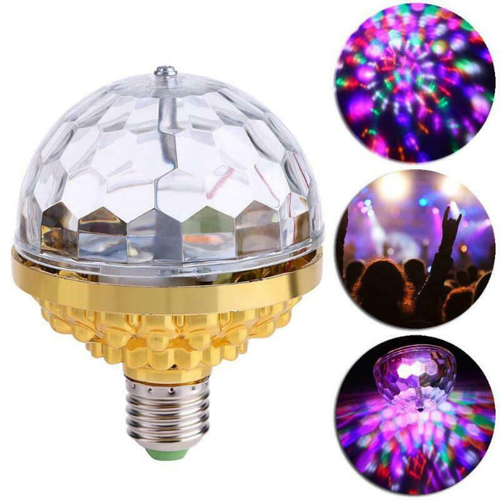 LED Disco Ball Fargerik Roterende Lyspære | Luvikno