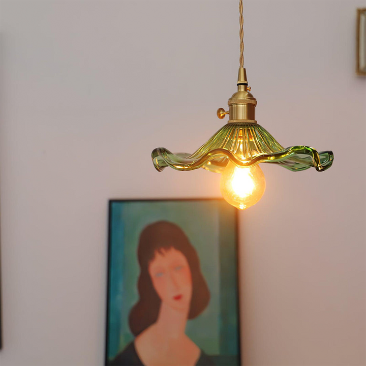 Trendy Hibiscus Blom Pendellampe - FlowerLite | Luvikno