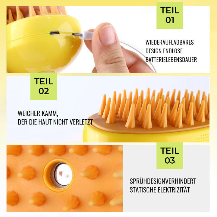 Pet spray massage comb | Luvikno