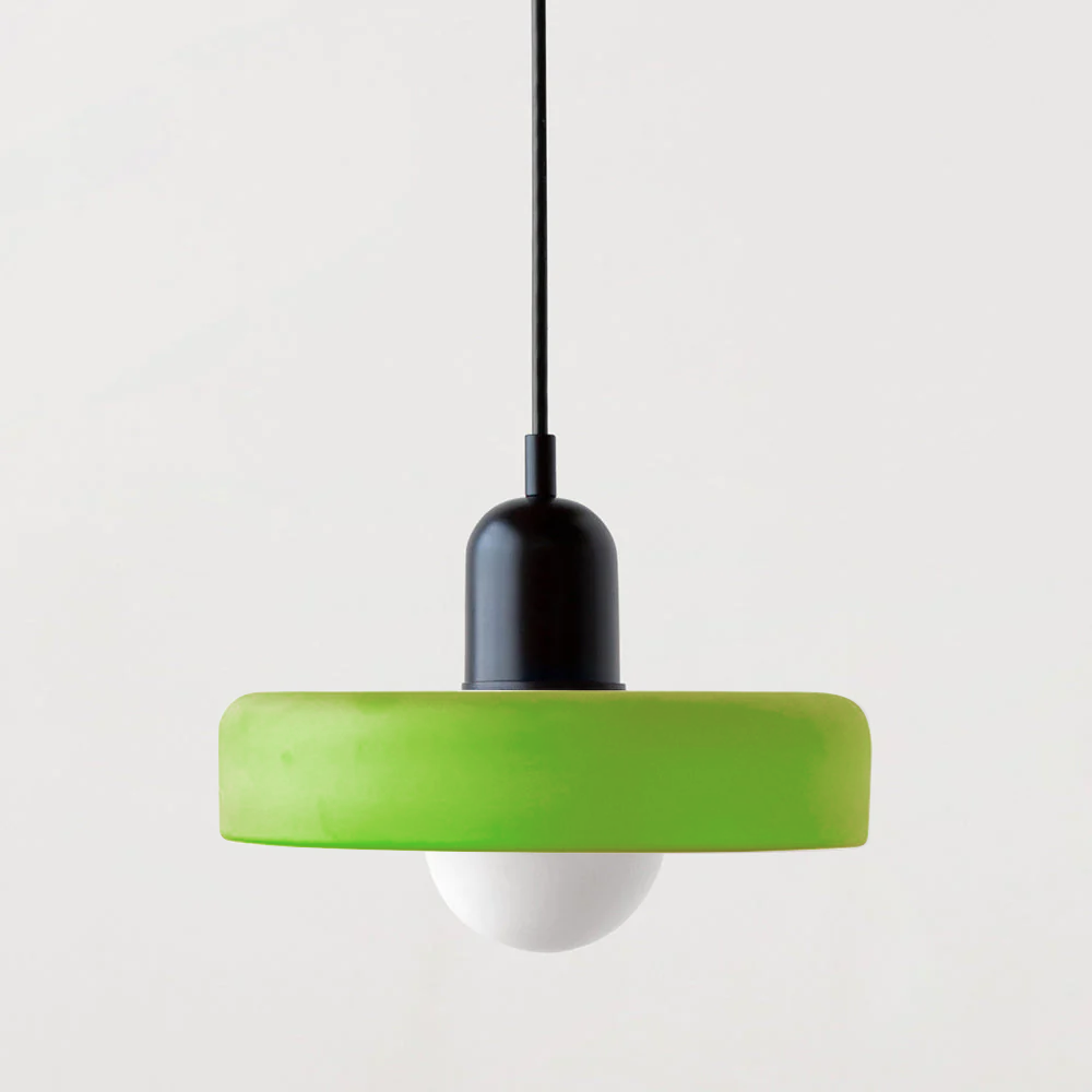 Fargerik Bauhaus-Stil Pendellampe - StiloGlas | Luvikno