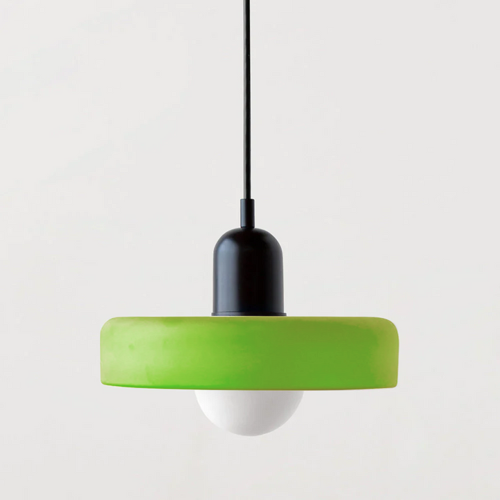 Fargerik Bauhaus-stil Pendellampe - StiloGlas | Luvikno