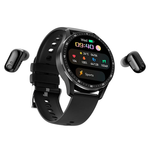2-i-1 Smartklokke med Bluetooth-hodetelefoner | Luvikno