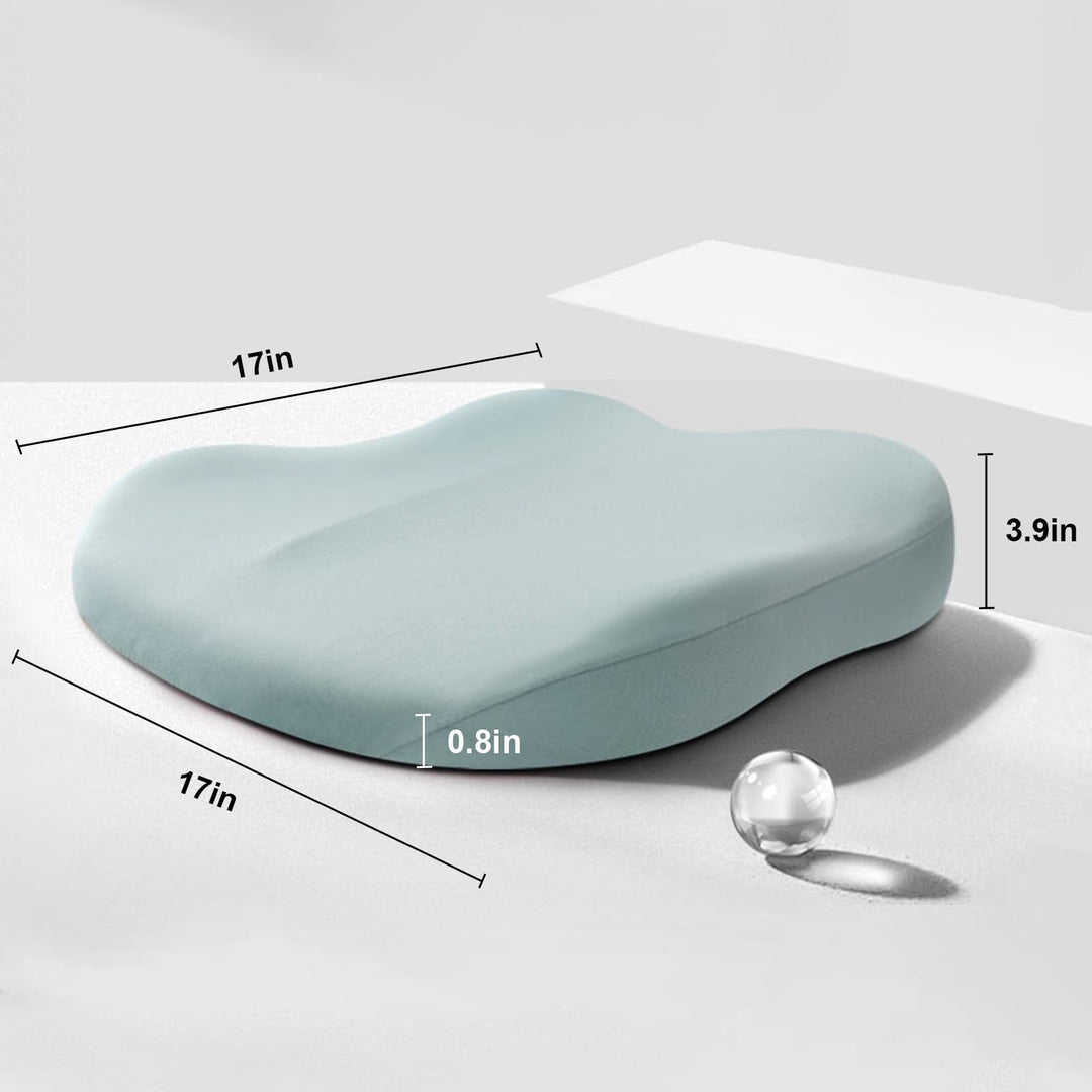 Bilpute Høyde Økning – Ergonomisk Sete Boosterpute med Minne Skum | Luvikno