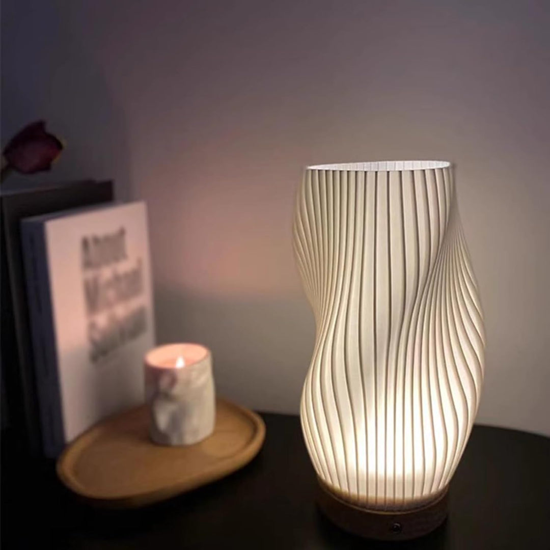 WaveGlow Dual Shade USB Bordlampe Luvikno