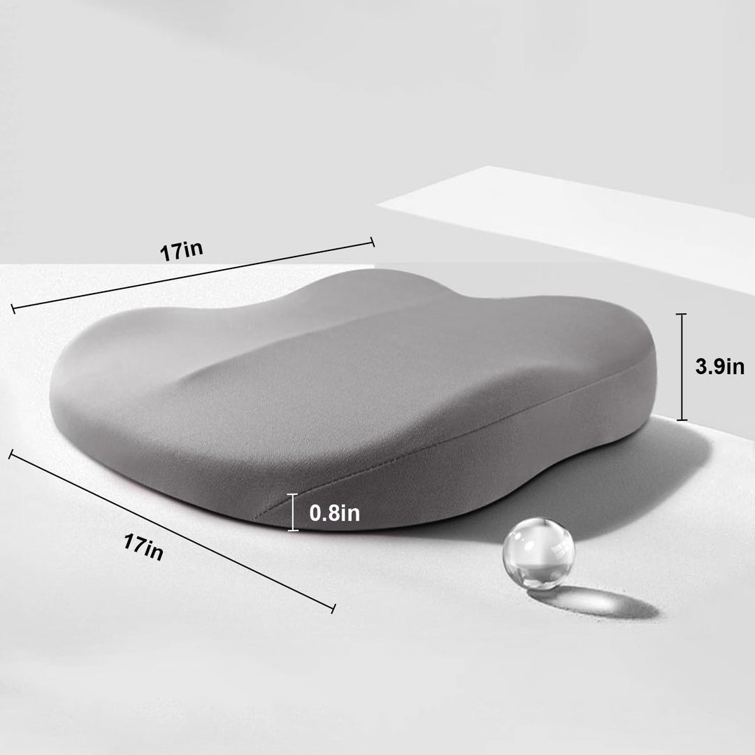 Bilpute Høyde Økning – Ergonomisk Sete Boosterpute med Minne Skum | Luvikno