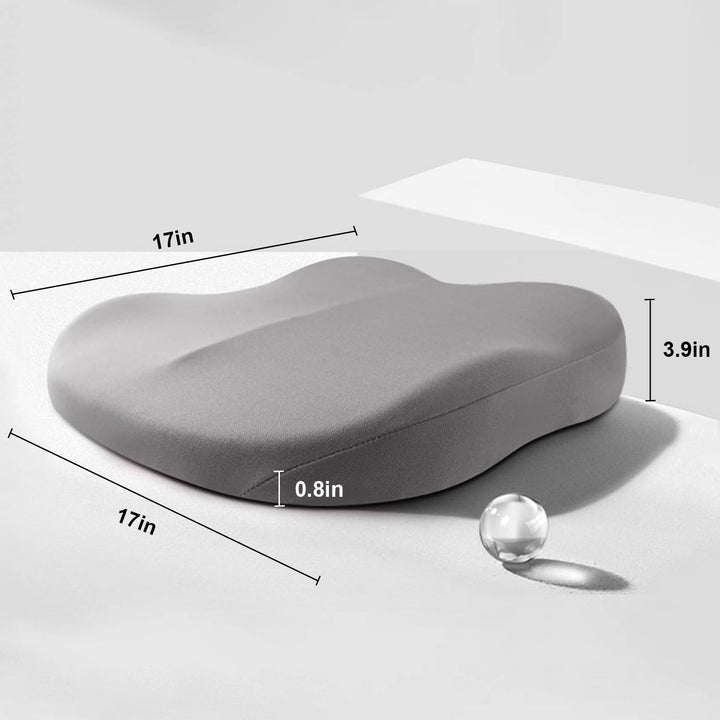 Bilpute Høyde Økning – Ergonomisk Sete Boosterpute med Minne Skum | Luvikno