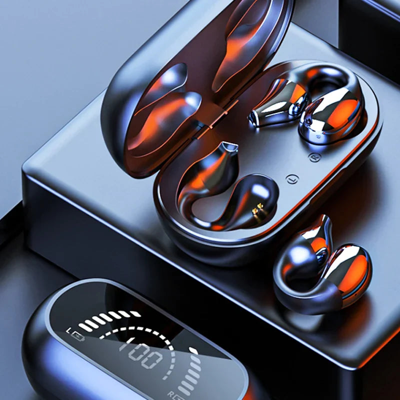 Trådløst Øreklips Bluetooth Hodesett Luvikno