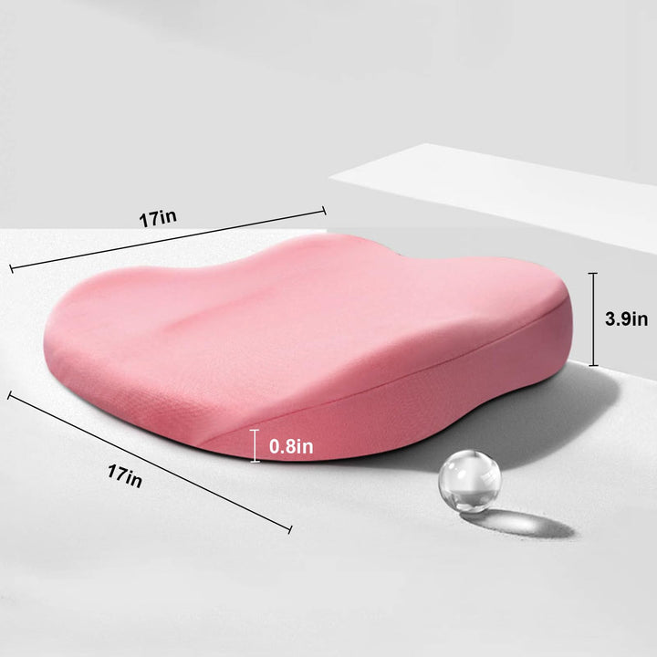 Bilpute Høyde Økning – Ergonomisk Sete Boosterpute med Minne Skum | Luvikno