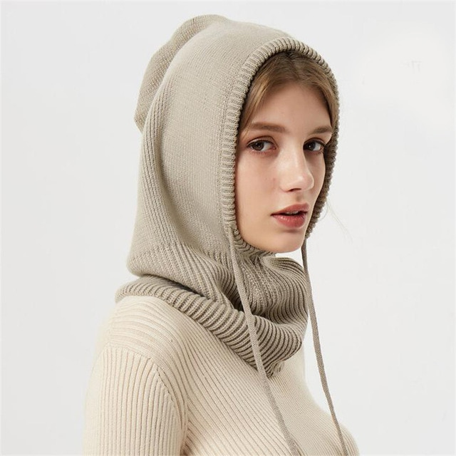 Cashmere Vinter Strikket Lue Luvikno