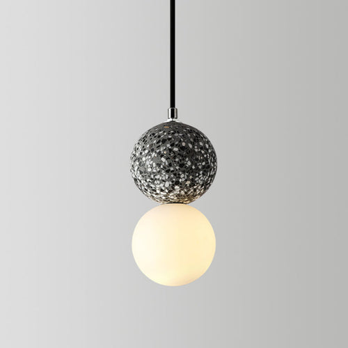 Luvikno | Aurora Glow - Luksus LED Pendellampe i Svart/Hvitt