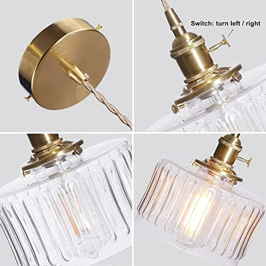 Crystal Vintage Pendant Lamp - Harrison | Luvikno