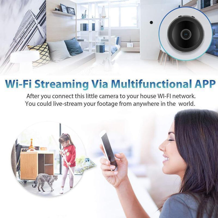 1080p Magnetisk WiFi Mini Kamera-RV Campingvogn Bakovervendt Kamera Luvikno