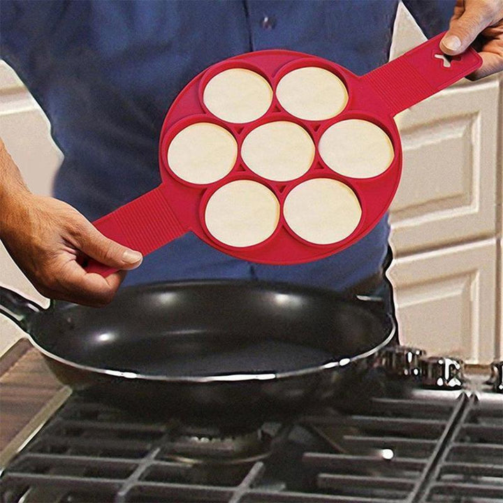 Non-stick Silikon Pannekake Form Ring | Luvikno