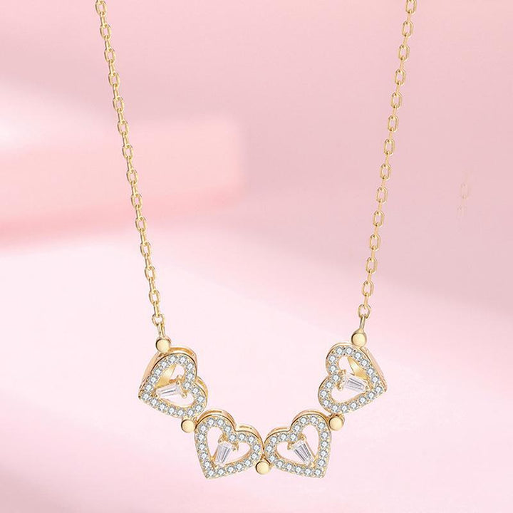 Hollow Four-Leaf Clover Necklace | Luvikno