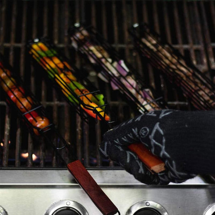 Gjenbrukbare Kabob Grill Kurver | Luvikno