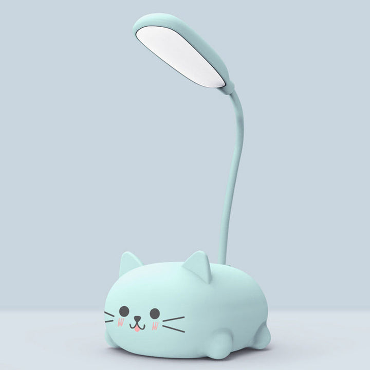 Cartoon Cat LED Skrivebordlampe | Luvikno