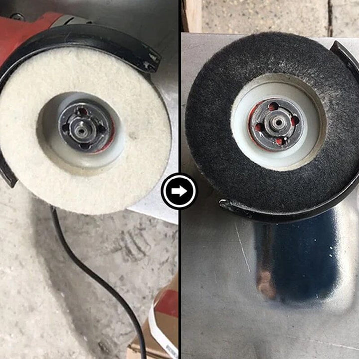 Luvikno | Poleringdisk laget av ull