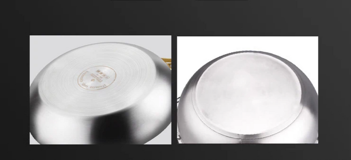 ChefSteel – Profesjonell Rustfritt Stål Stekepanne for Gass & Induksjon | Luvikno