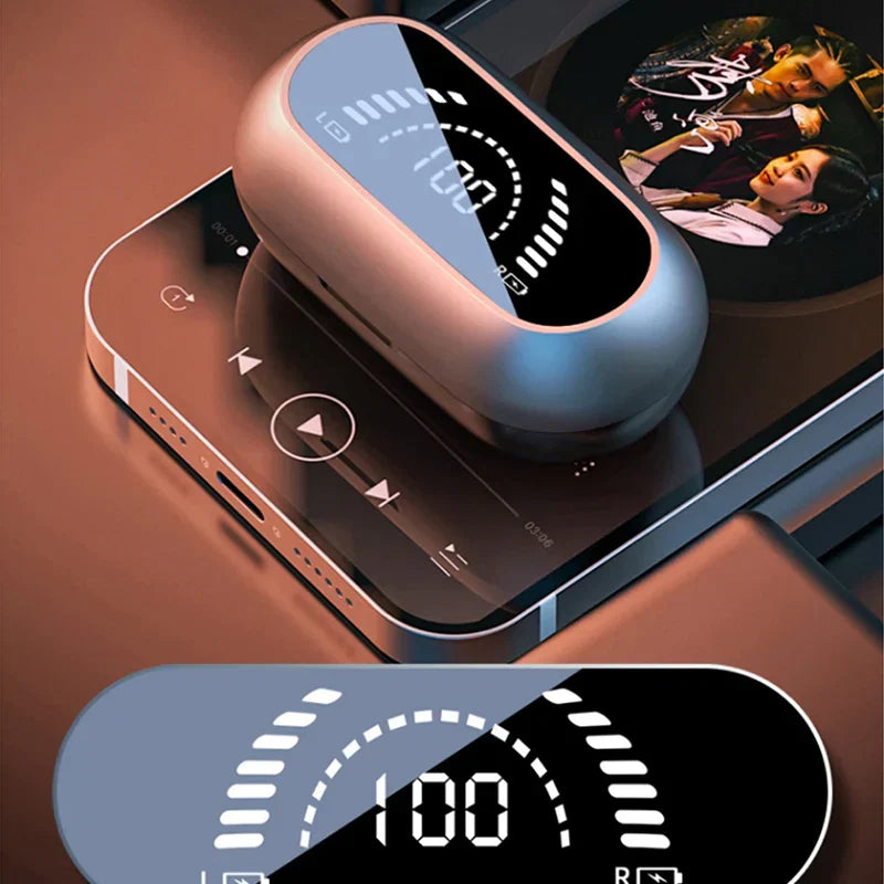 Trådløst Øreklips Bluetooth Hodesett Luvikno