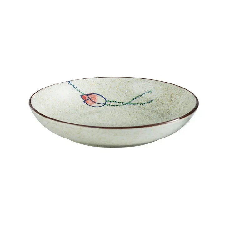 7" og 8" Underglaze Keramisk Rund Tallerken Husstands Kjøkkenverktøy | Luvikno