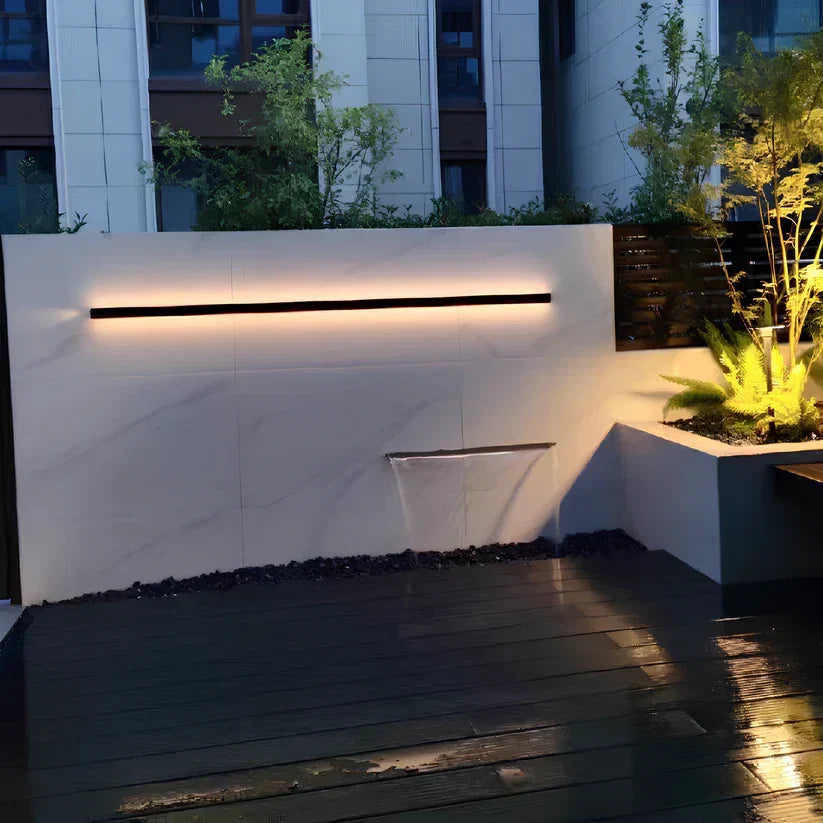 Utendørs Vegglampe Aluminium Moderne LED Vegglampe Luvikno