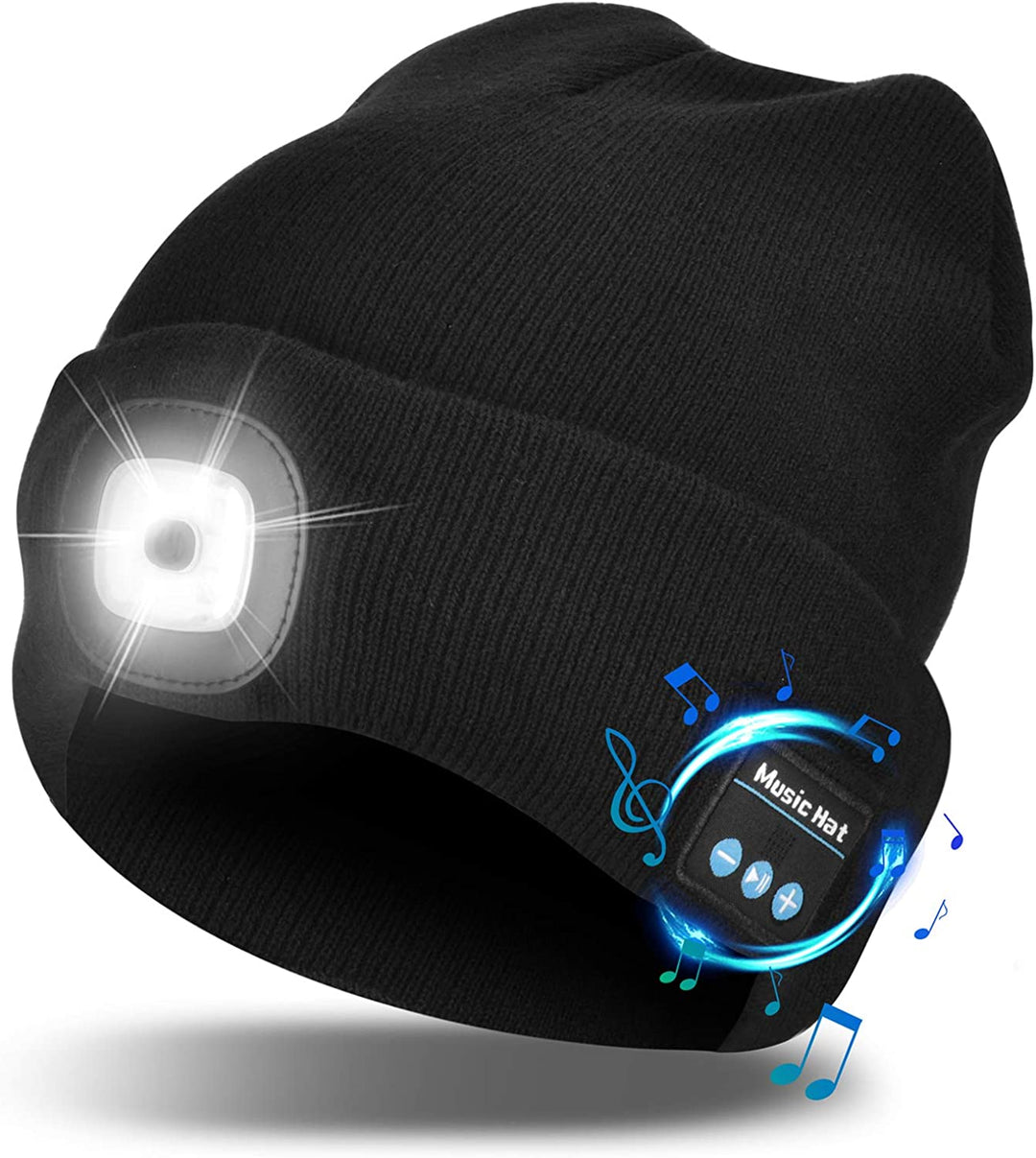 Bluetooth-lue med lys trådløse hodetelefoner