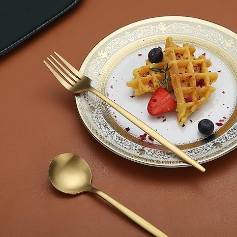 Luvikno | Moderne Luksus Bestikksett i Rustfritt Stål i Stilige Farger