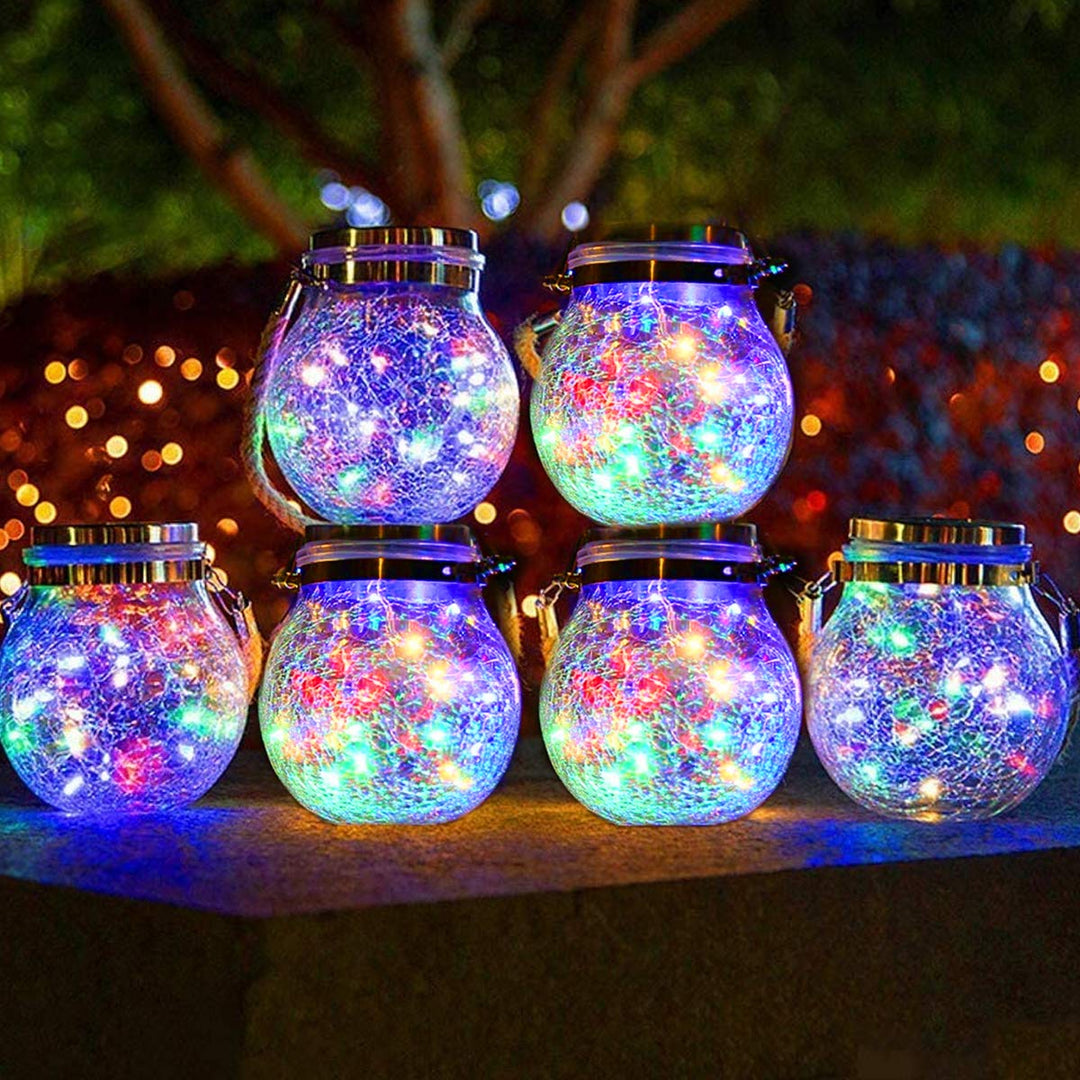 Solar Mason Jar Lampe - Lunara | Luvikno