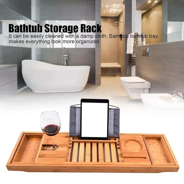 Premium Bamboo Utvidbart Badekarbrett Luvikno