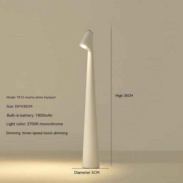 Bordlampe Moderne Rød Metall LED Lys Luvikno