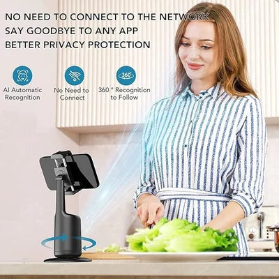 360° Rotasjon Smart Auto Ansikt Objektsporing Holder