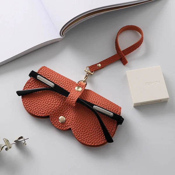 Myk Lær Solbrille Etui Luvikno