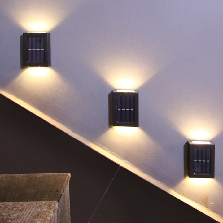 Solarvegglampe for utendørs bruk | Luvikno
