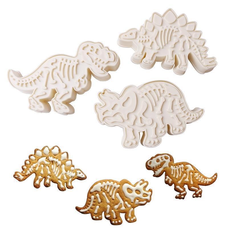 Dinosaur Kakeformer (3-pièces sett) | Luvikno