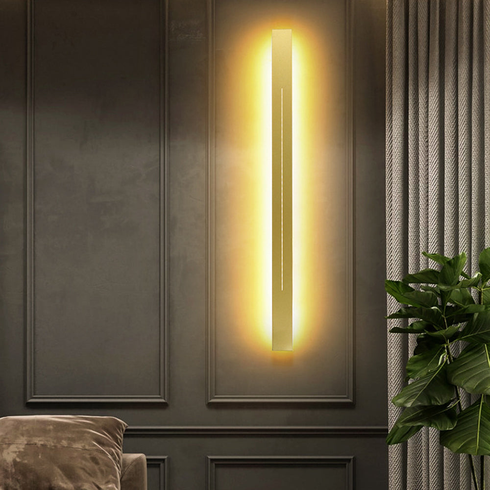 Moderne LED Vegglampe - LumièreGold | Luvikno