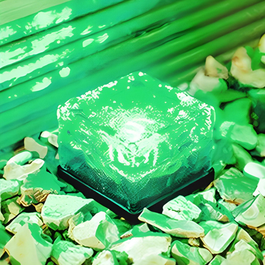 Square Creative Ice Luviknoock LED Vanntett Smart Solar Utendørs Belysning | Luvikno