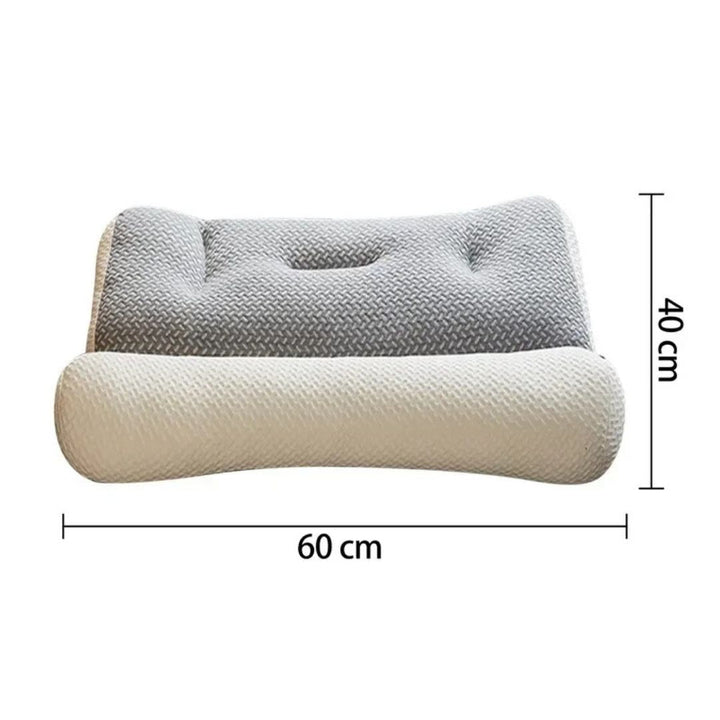 SpineEase | Ortopedisk Nakkepute – Smertelindring – Pustende Minne Skum – For Side-sovende & Alle Søvnposisjoner Luvikno