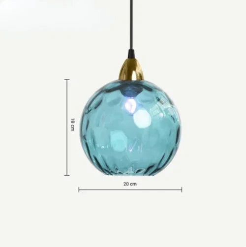 Glass Sphere Pendant Lamp - LumiSphere | Luvikno