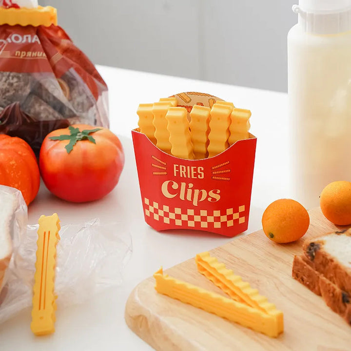 Morsomme Magnetiske Pommes Frites Matklips | Luvikno