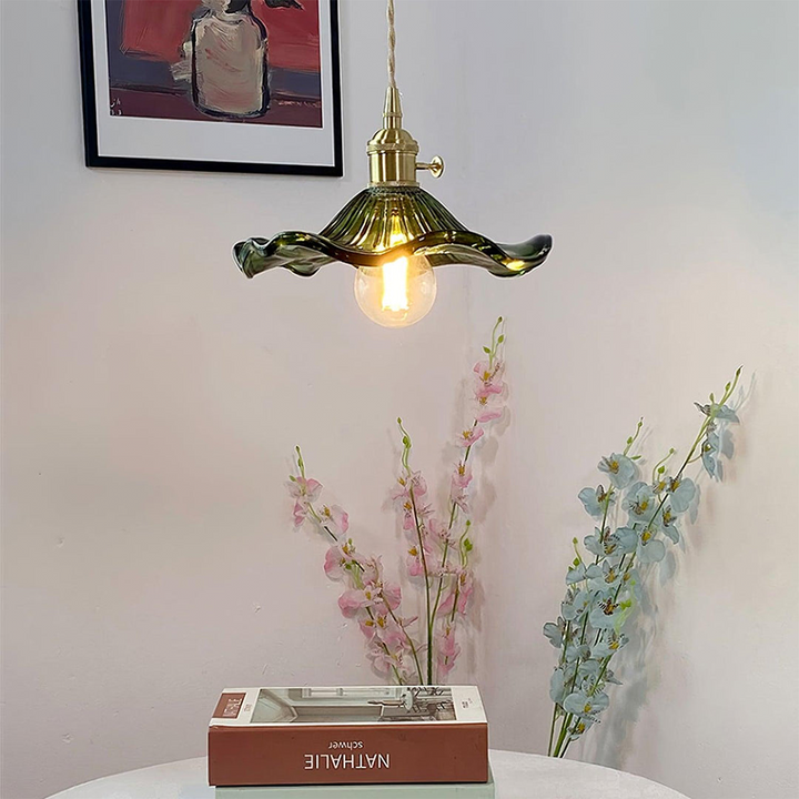 Trendy Hibiscus Blom Pendellampe - FlowerLite | Luvikno