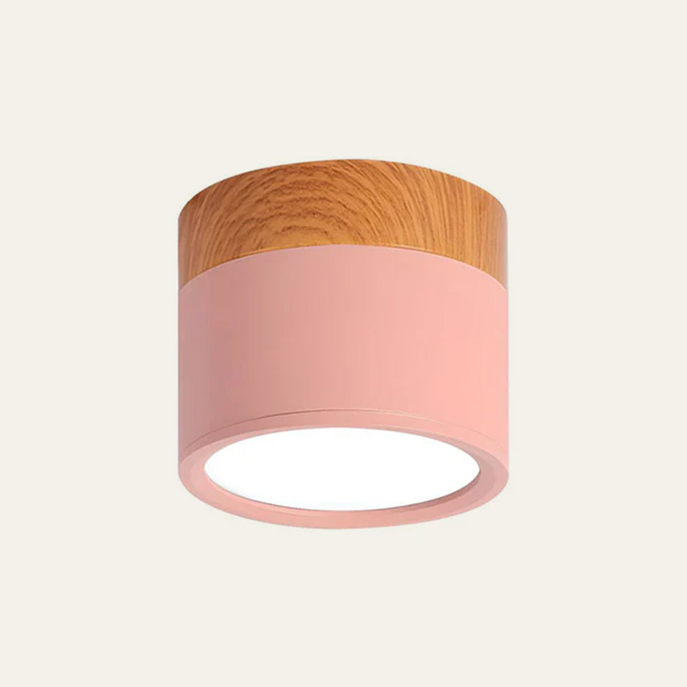 LED Taklampe Moderne Flush Mount Sylinder Luvikno