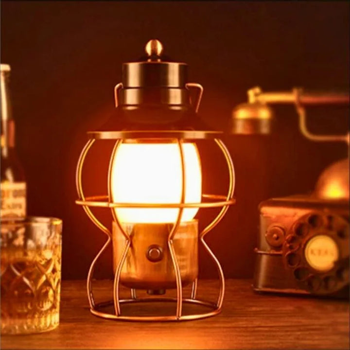 FlamaGlow - Oppladbar Camping LED Lanterne Luvikno