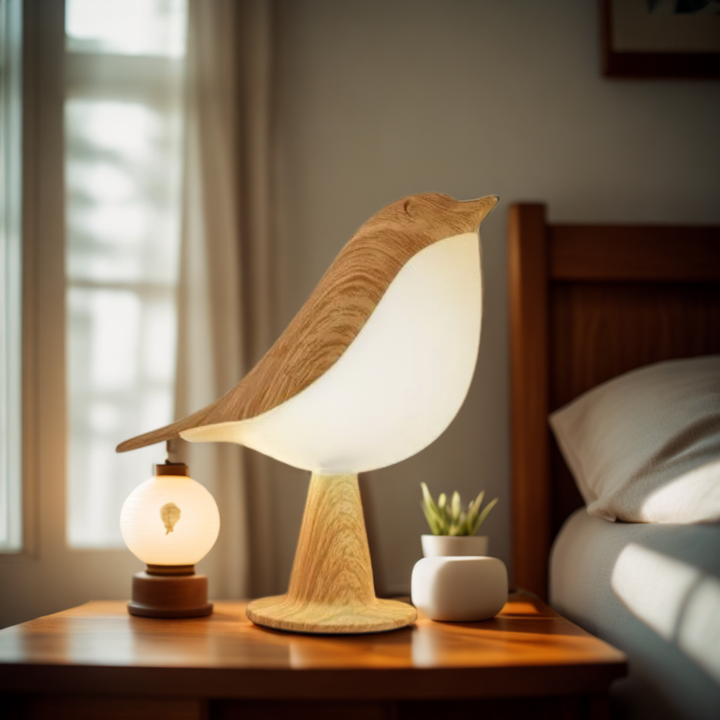 Luvikno | LumiNest Myk Nattlampe | En sjarmerende lampe som beroliger og forskjønner plassen din
