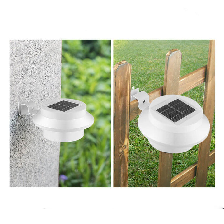 Solar Cylinder LED Utendørs Vanntett Gjerde Vegglampe | Luvikno